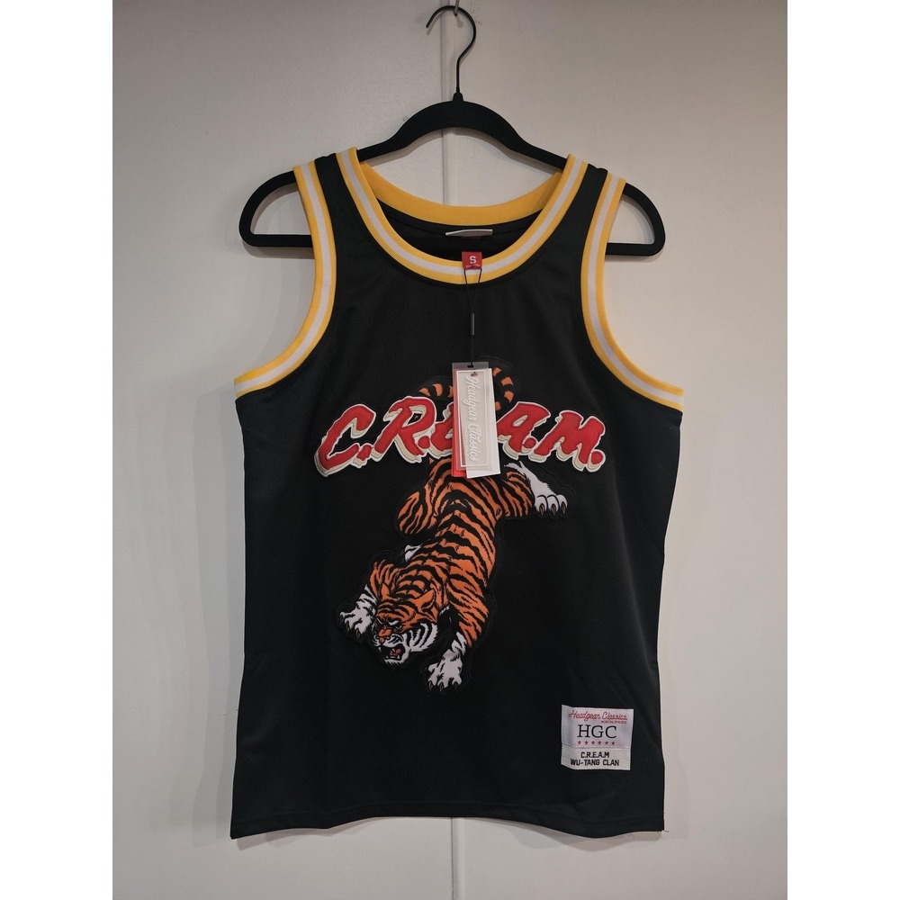 Headgear Classics Shirt Mens Small Black C.R.E.A.M. Wu-Tang Clan Basketball Tank